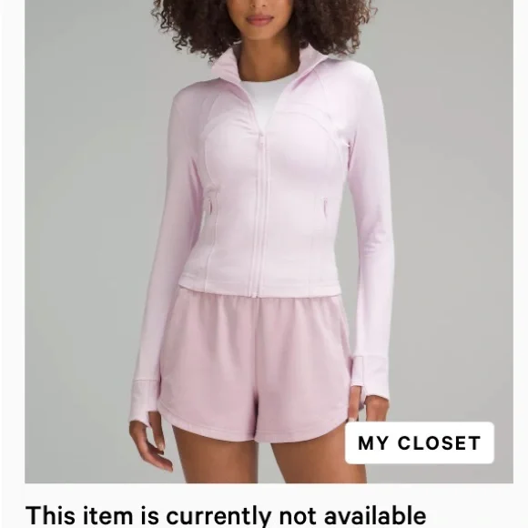 lululemon Define Cropped Jacket Nulu Size 6 - Picture 4 of 4